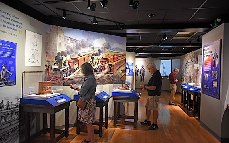 hagley-nation-of-inventors - The Transportation section explores the inventions that helped people get around faster and safer (credit Kerry Harrison)-web860.jpg