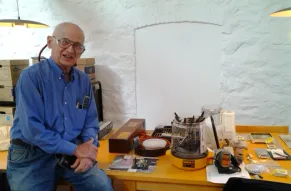 Marshall Johnson with some of his collection Oct. 2018.jpg