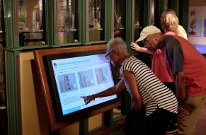 Nation of Inventors-Guests Using Touchscreen for Museum of Models-PC Todd Ballantyne.jpg